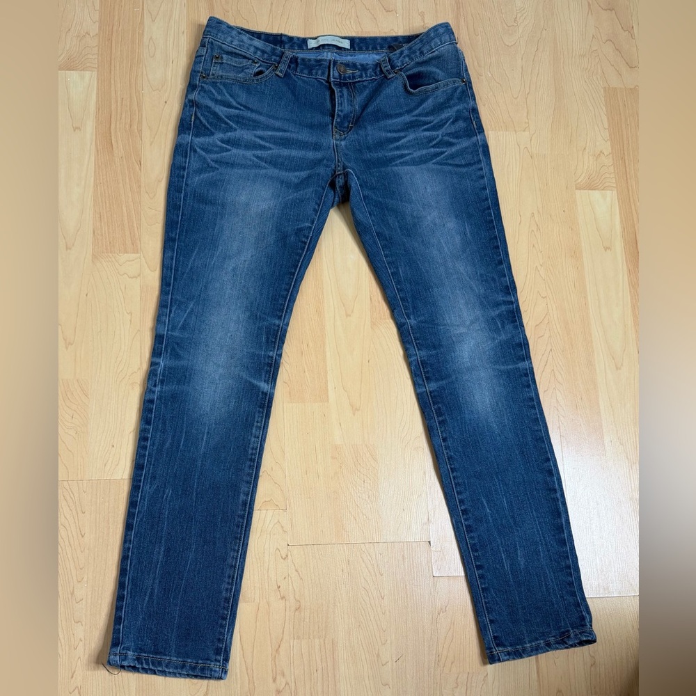 Jundol Women’s Size 30 Blue Denim Jeans Slim Straight Medium Wash - Picture 2 of 6